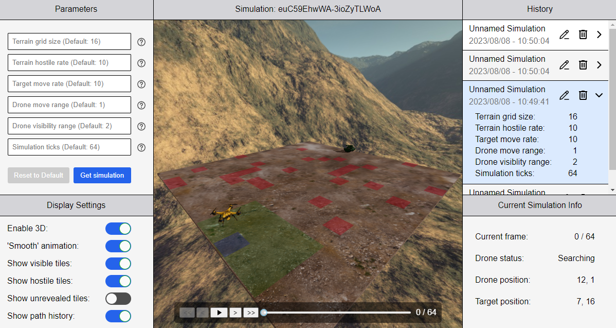 Drone Mission Simulator